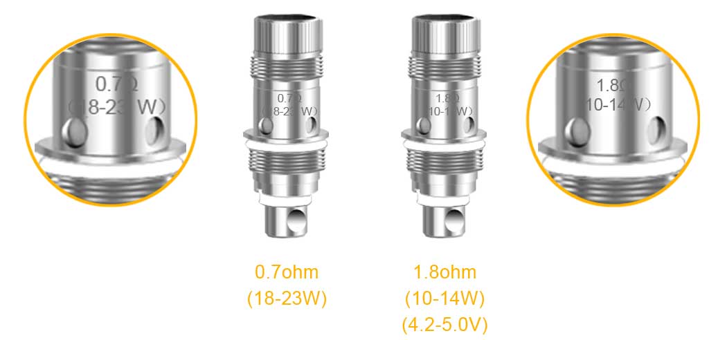 vaporesso cascade tank spec