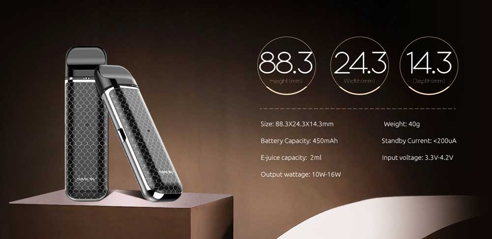 Smok novo pod kit contains